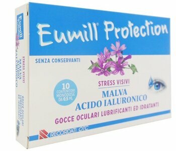 Eumill Protection Gocce Oculari Lubrificanti 10 flaconcini