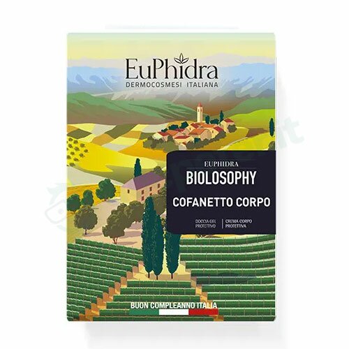 Euphidra Biolosophy Cofanetto Corpo Doccia Gel 200 ml + Crema Corpo 150 ml