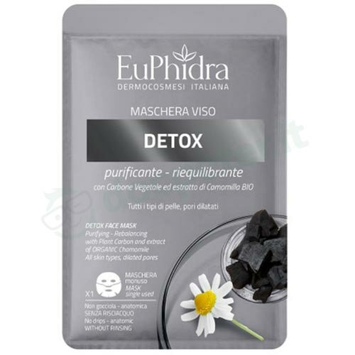 Euphidra Maschera Viso Detox 1 Pezzo
