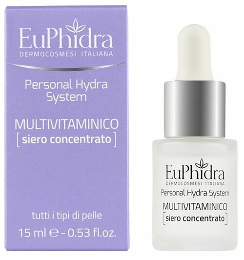 Euphidra personal hydra system multivitaminico siero concentrato 15ml