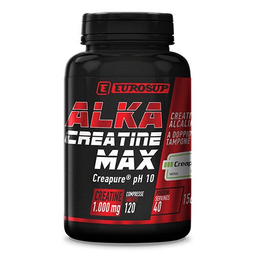 Eurosup alka creatine max creatina alcalina 120 compresse