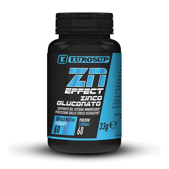 Eurosup zn effect zinco gluconato 60 capsule vegetali