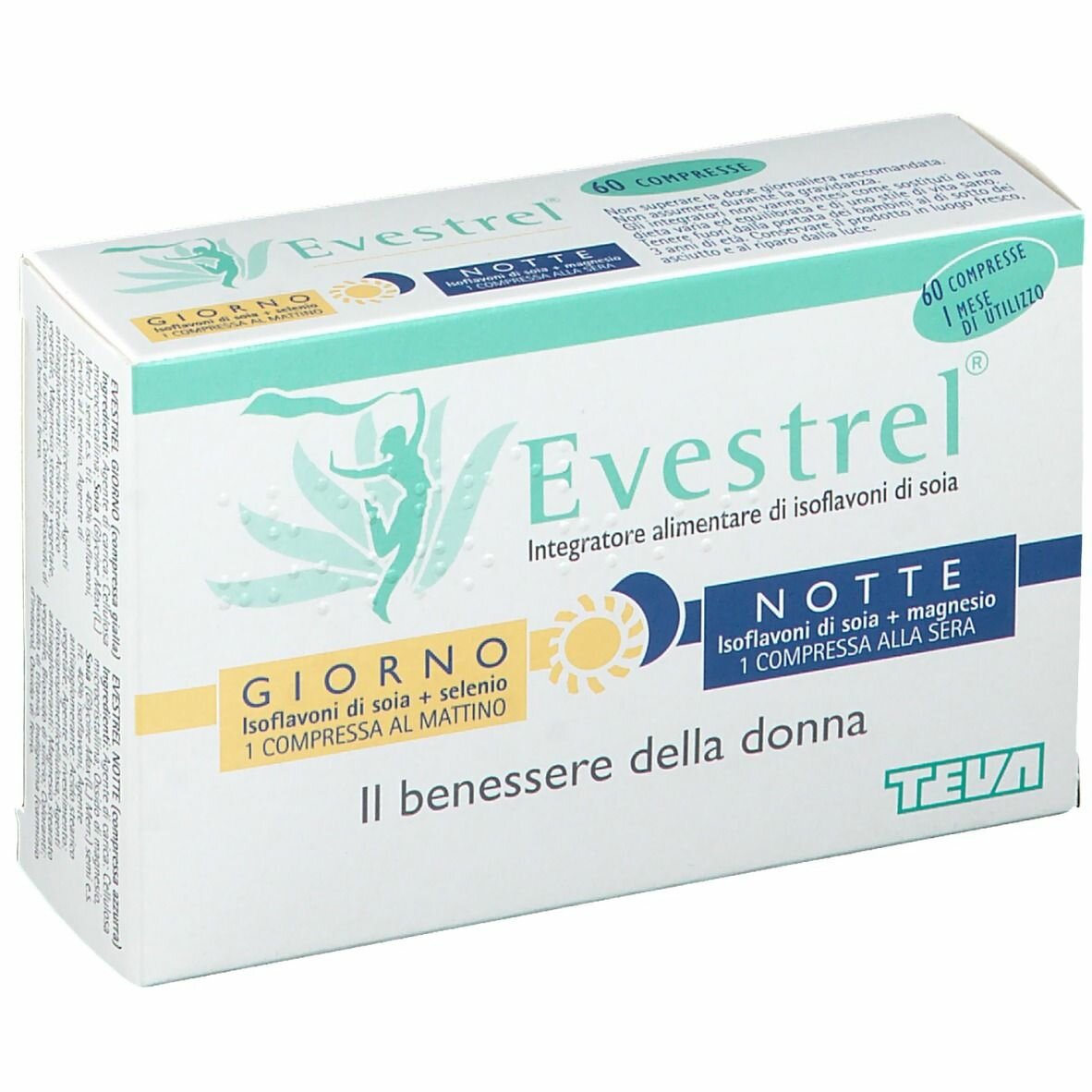 Evestrel giorno notte  per menopausa 60 compresse