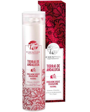 Exenthia mediterranea emulsione dolce idratazione tierras de andalucia