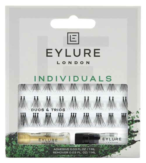 Eylure ciglia ciuffetti duos trios + 1 colla + 1 remover