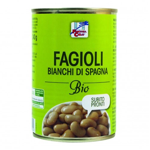 Fagioli bianchi di spagna pronti bio 400 g