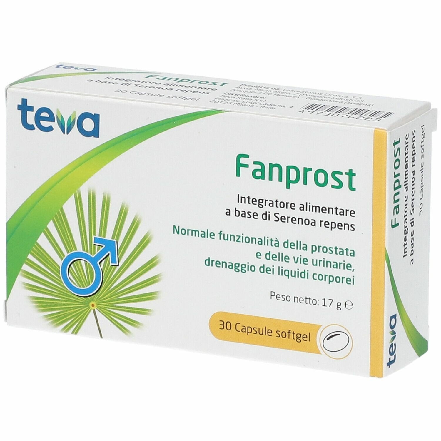 Fanprost teva 30 capsule molli
