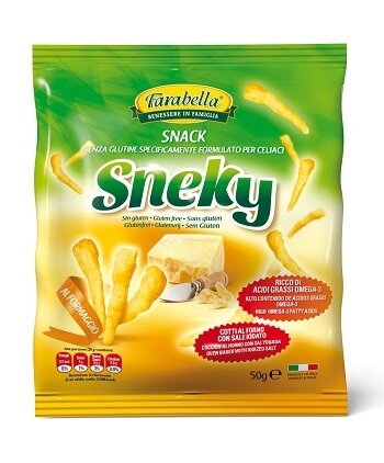 Farabella sneky al formaggio senza glutine 50 g