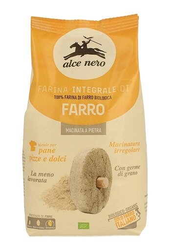 Farina integrale di farro bio macinata a pietra 500 g