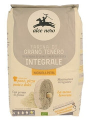Farina integrale di grano tenero bio macinata a pietra 1000 g