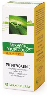 Farmaderbe piantaggine macerato idroalcolico