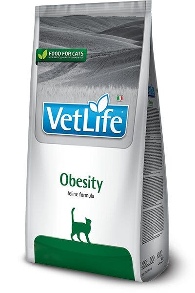 Farmina vet life natural feline obesity cibo secco per gatti sacco 400g