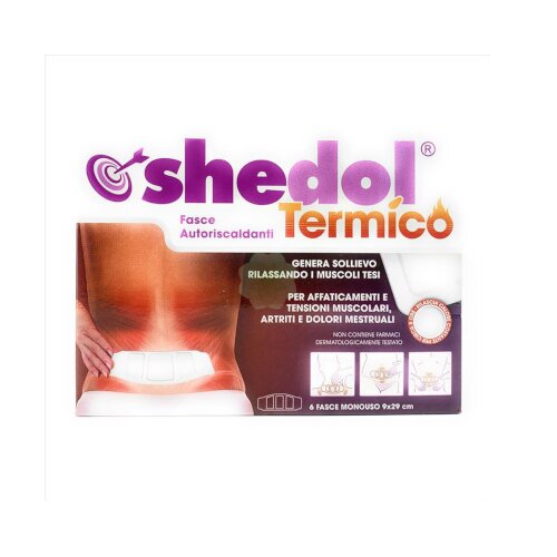 Fascia autoriscaldante shedol termico 6 pezzi