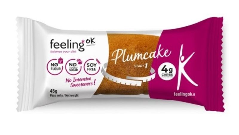 Feeling ok plum cake arancia start 45 g