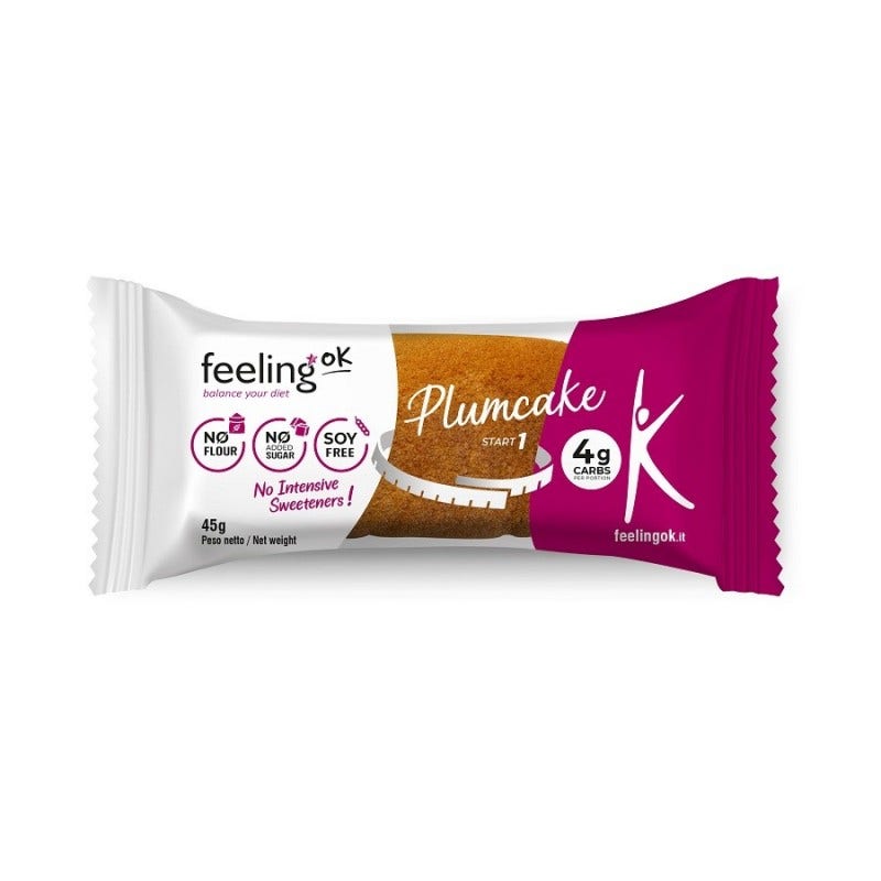 Feeling ok plumcake mandorla 45g
