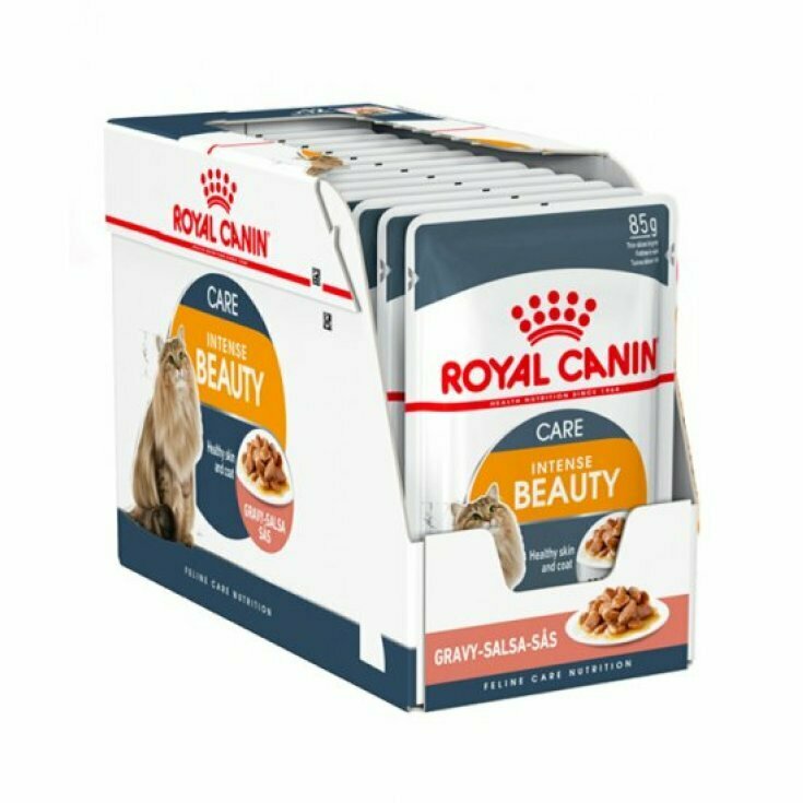Feline health nutrition wet care intense beauty 12x85 g