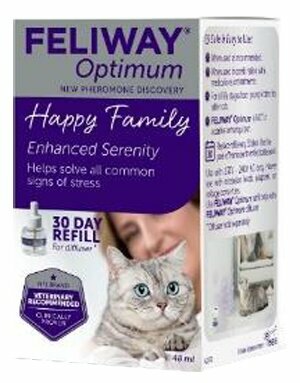 Feliway Optimum Feromone Antistress Gatto Ricarica 48ml