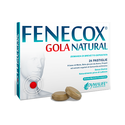 Fenecox gola natural mentolo eucalipto 36 pastiglie