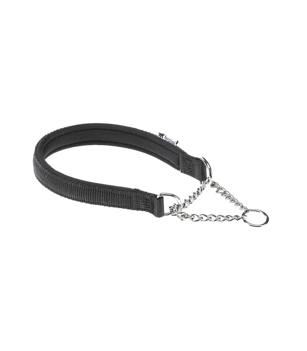 Ferplast daytona css collare semistrangolo nylon soffice imbottitura nero per cani css25/60