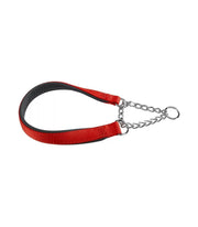 Ferplast daytona css collare semistrangolo nylon soffice imbottitura rosso per cani css15/45