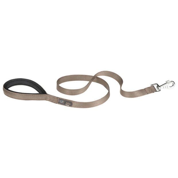 Ferplast daytona g guinzaglio in nylon impugnatura imbottita e porta sacchetti igienici marrone per cani g15/120