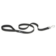 Ferplast daytona g guinzaglio in nylon impugnatura imbottita e porta sacchetti igienici nero per cani g25/120