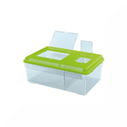 Ferplast geo flat large contenitore piccoli animali pesci tartarughe/insetti