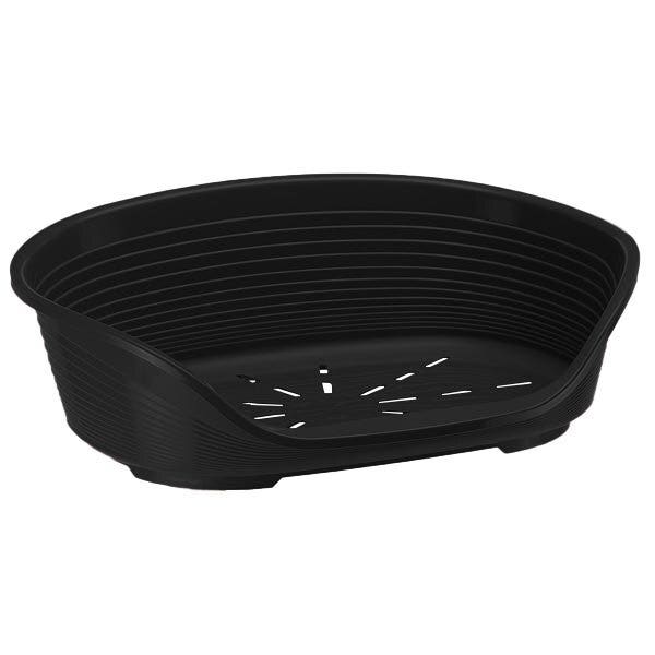 Ferplast siesta deluxe cuccia cani/gatti in plastica nera misura 2