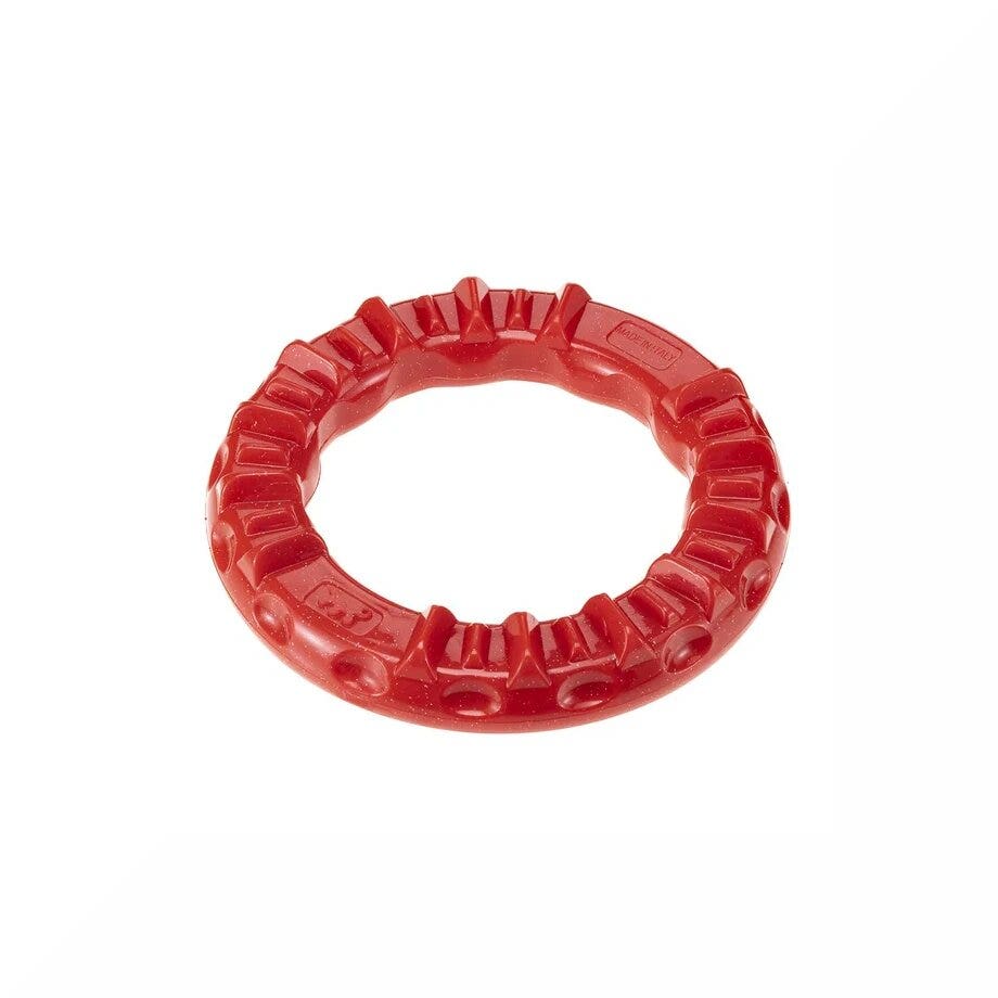 Ferplast smile ring gioco dentale anello taglia large rosso per cani