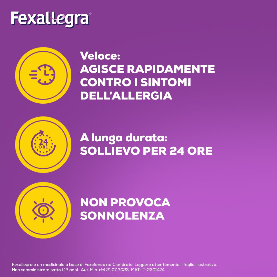 Fexallegra Rinite allergica 120 mg 10 compresse rivestite