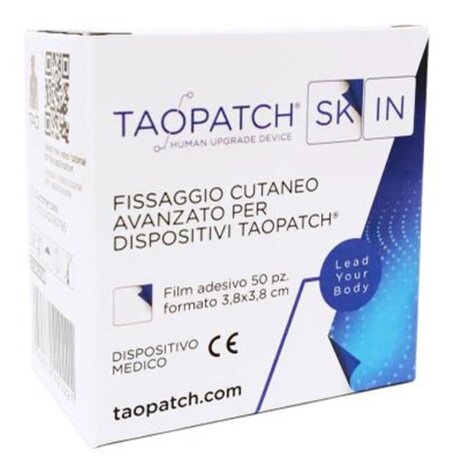 Film adesivo trasparente taopatch skin per fissaggio dispositivo taopatc 3,8x3,8 cm+ 50 pezzi