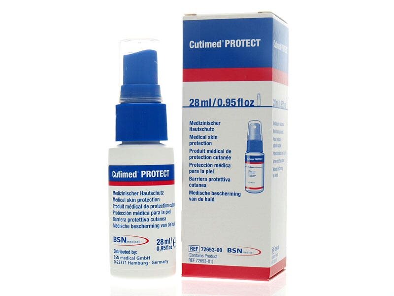 Film barriera protettiva cutanea cutimed protect film in spray da 28ml per cute integra 12 pezzi