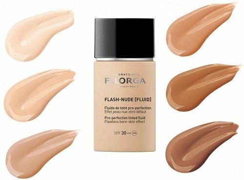 Filorga Flash-Nude Fluido Colorato Perfezionante 00 Nude Ivory Fondotinta 30 ml