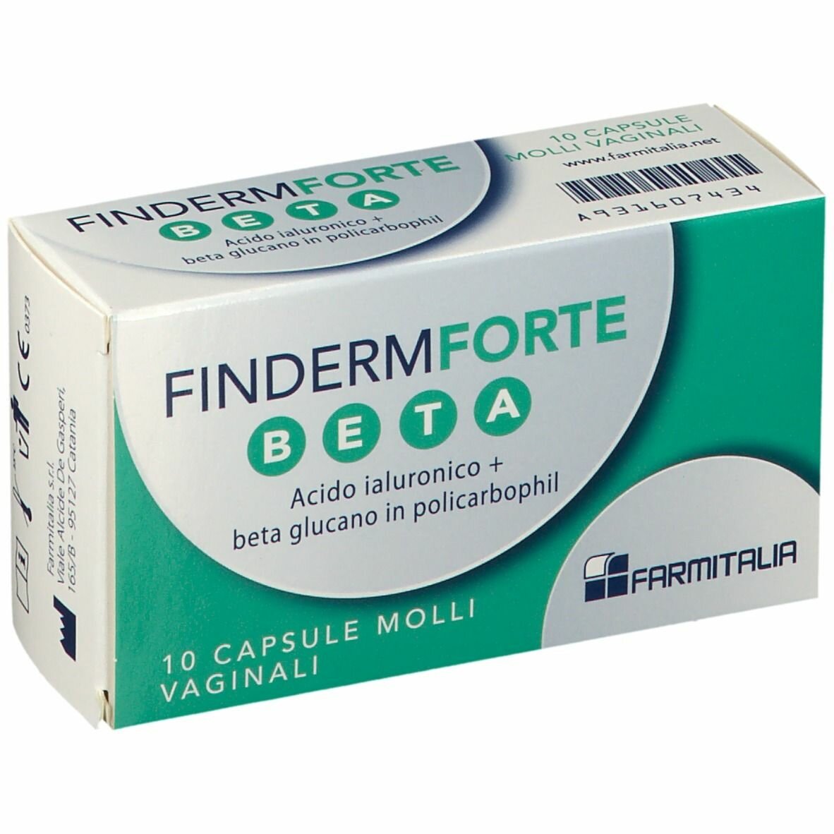 Finderm Forte Beta Ovuli Vaginali 10 pezzi
