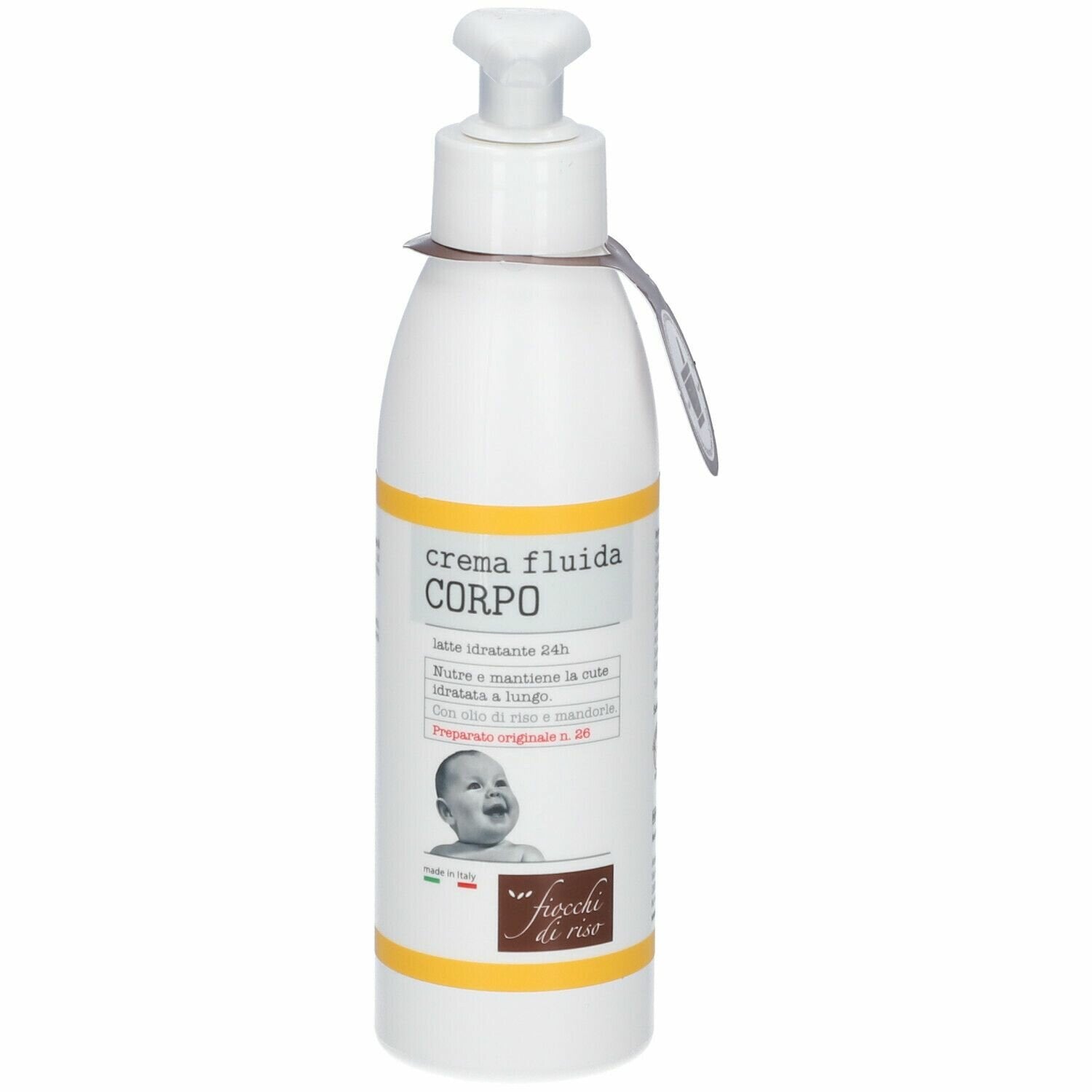 Fiocchi di riso crema fluida corpo idratante 240 ml