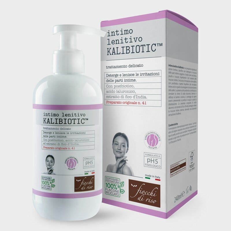 Fiocchi di riso intimo lenitivo kalibiotic ph 5 fisiologico 240ml