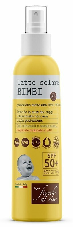 Fiocchi di Riso Latte Solare Spray Bambini SPF50+ 140 ml