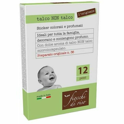 Fiocchi Di Riso Talco Non Talco Cerotti Colorati 12 Pezzi