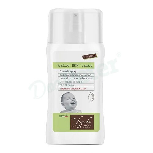 Fiocchi di riso talco non talco spray 100 ml