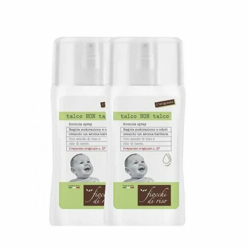 Fiocchi Di Riso Talco Non Talco Spray BIPACCO 2x100ml