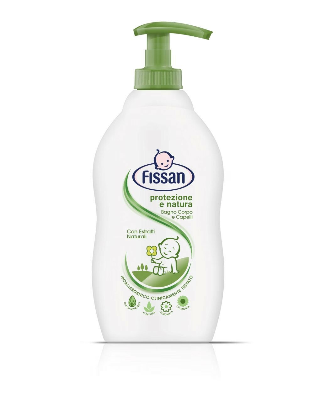 Fissan baby protezione e natura bagno corpo capelli 400 ml