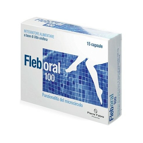 Fleboral 100 mg Integratore Microcircolo 15 capsule
