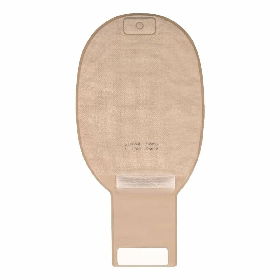 Flexima 3s con sistema di scarico e chiusura in velcro saccaileostomia midi beige 65mm 30 pezzi