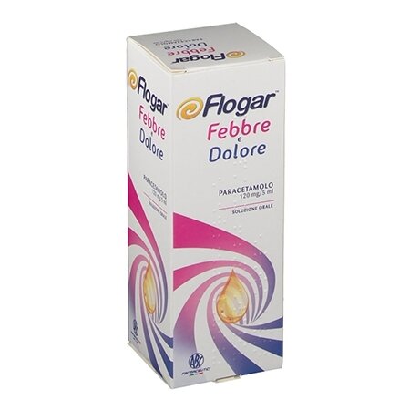 Flogar 120 mg/5 ml febbre e dolore sospensione orale 120 ml