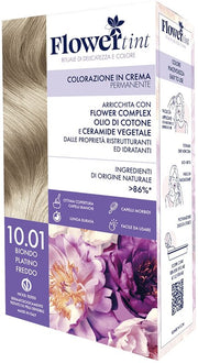 Flowertint colorazione in crema permanente 10,01 biondo platino freddo