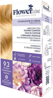 Flowertint colorazione in crema permanente 9,3 biondo chiarissimo dorato