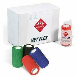 Fm italia benda vet-flex giallo per cavalli 10cm