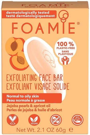 Foamie detergente viso solido face bar more than a peeling 60g