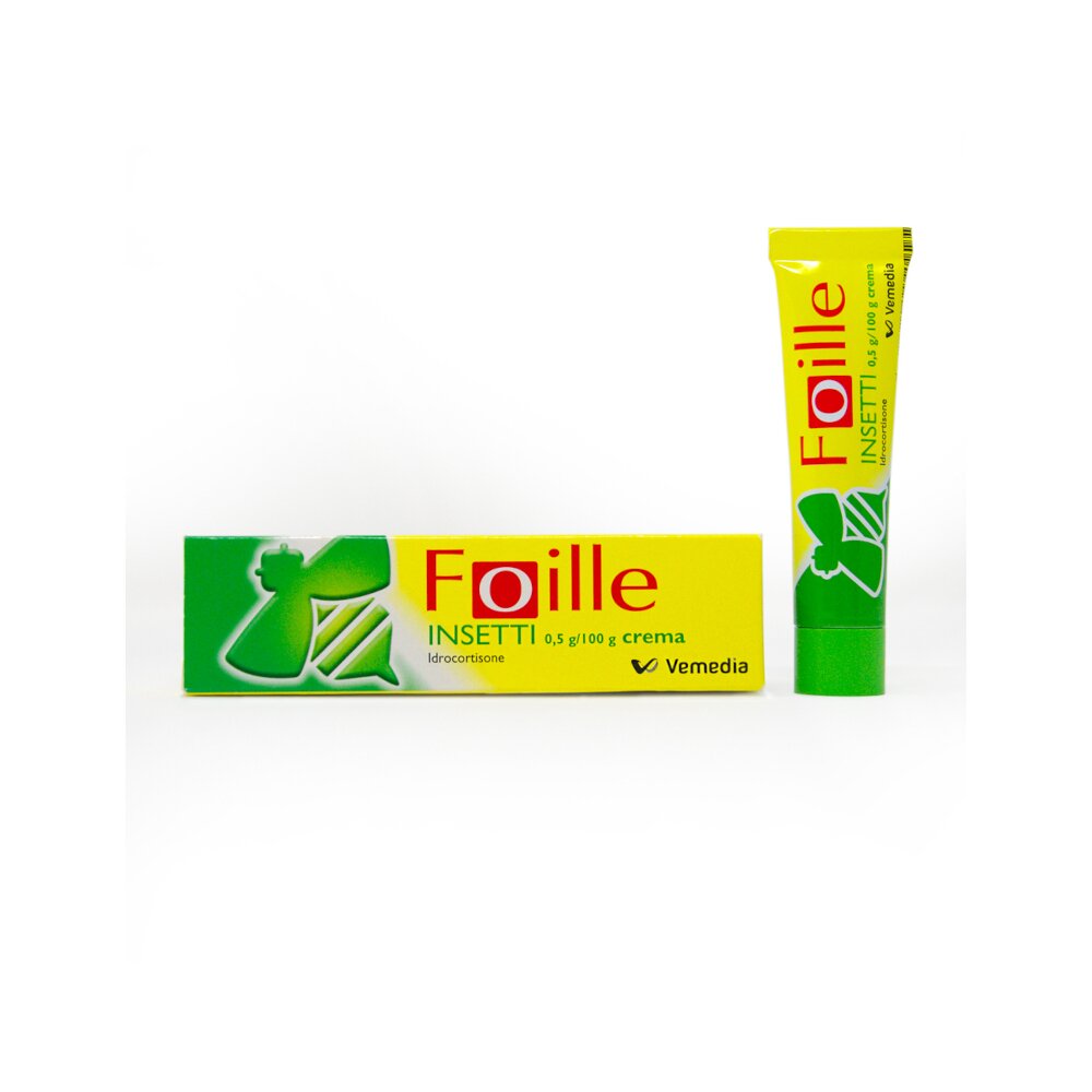 Foille Insetti 0,5 g/100 g Idrocortisone Crema Antinfiammatoria 15 g