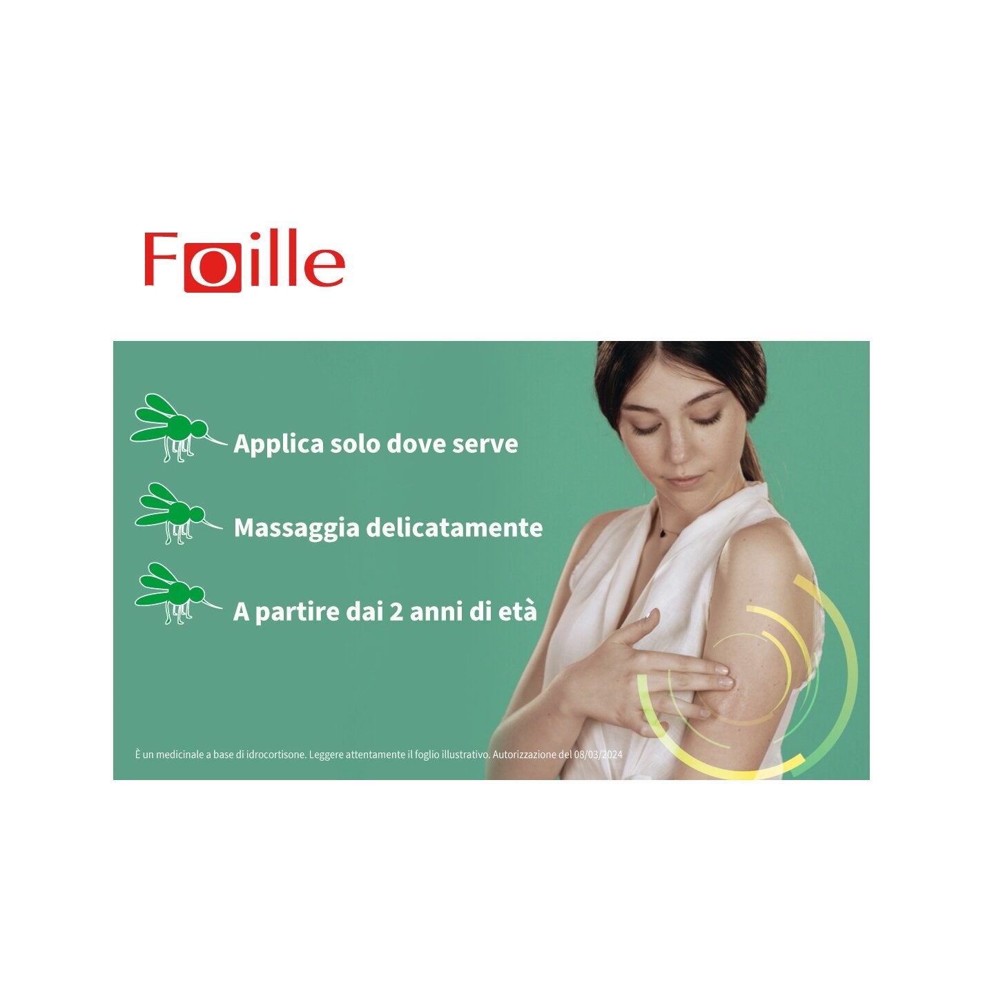 Foille Insetti 0,5 g/100 g Idrocortisone Crema Antinfiammatoria 15 g